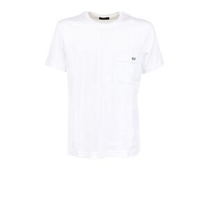 FAY Men's Classic Crew Neck Pocket T-Shirt Men WHITE T-Shirts